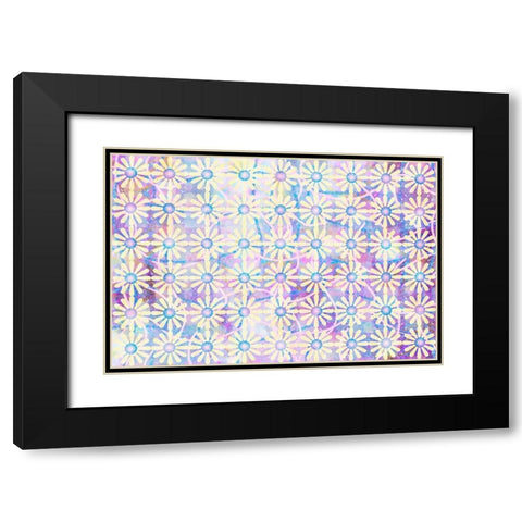Cherry Blu Pattern 02 Black Modern Wood Framed Art Print with Double Matting by LightBoxJournal