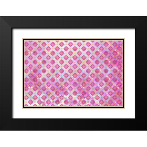 Cherry Blu Pattern 06 Black Modern Wood Framed Art Print with Double Matting by LightBoxJournal