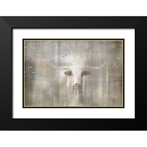 Antique Farm 09 Black Modern Wood Framed Art Print with Double Matting by LightBoxJournal