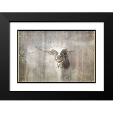 Antique Farm 11 Black Modern Wood Framed Art Print with Double Matting by LightBoxJournal