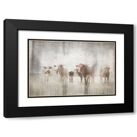 Antique Farm 12 Black Modern Wood Framed Art Print with Double Matting by LightBoxJournal