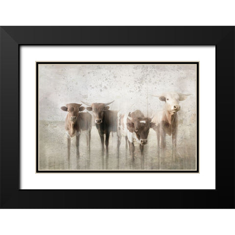 Antique Farm 13 Black Modern Wood Framed Art Print with Double Matting by LightBoxJournal