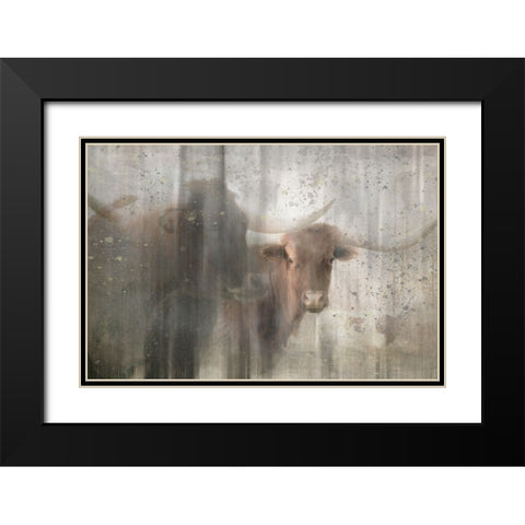 Antique Farm 15 Black Modern Wood Framed Art Print with Double Matting by LightBoxJournal