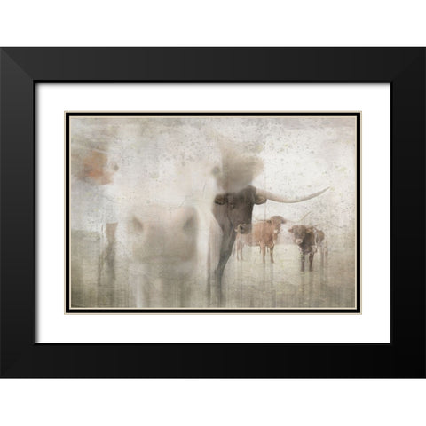 Antique Farm 16 Black Modern Wood Framed Art Print with Double Matting by LightBoxJournal