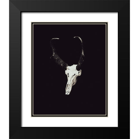 The Rustic Antler 07 Black Modern Wood Framed Art Print with Double Matting by LightBoxJournal