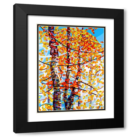 Panoply Black Modern Wood Framed Art Print with Double Matting by Budan, Mandy