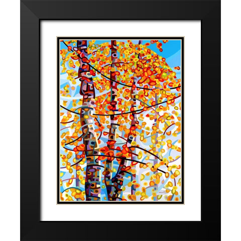 Panoply Black Modern Wood Framed Art Print with Double Matting by Budan, Mandy