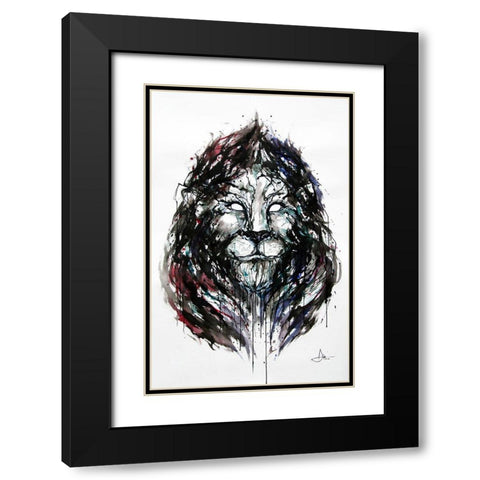 Ozymandius Black Modern Wood Framed Art Print with Double Matting by Allante, Marc
