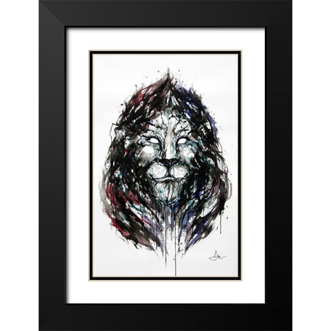 Ozymandius Black Modern Wood Framed Art Print with Double Matting by Allante, Marc