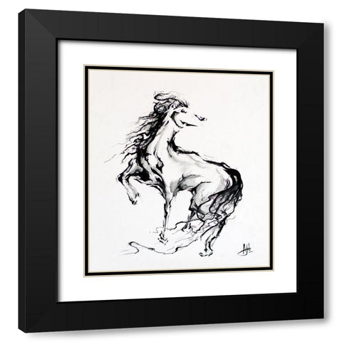 Pride Black Modern Wood Framed Art Print with Double Matting by Allante, Marc