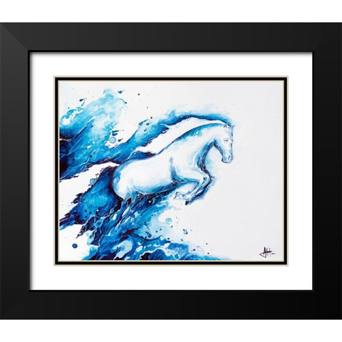 Ride the Lightning Black Modern Wood Framed Art Print with Double Matting by Allante, Marc