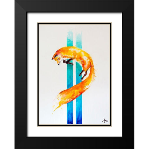 As Above-So Below Black Modern Wood Framed Art Print with Double Matting by Allante, Marc