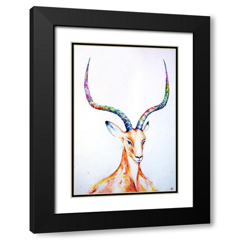 Citadel Black Modern Wood Framed Art Print with Double Matting by Allante, Marc