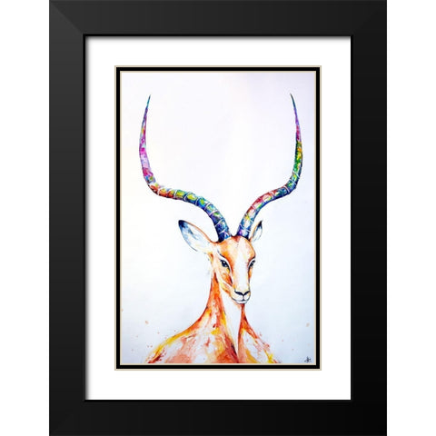 Citadel Black Modern Wood Framed Art Print with Double Matting by Allante, Marc