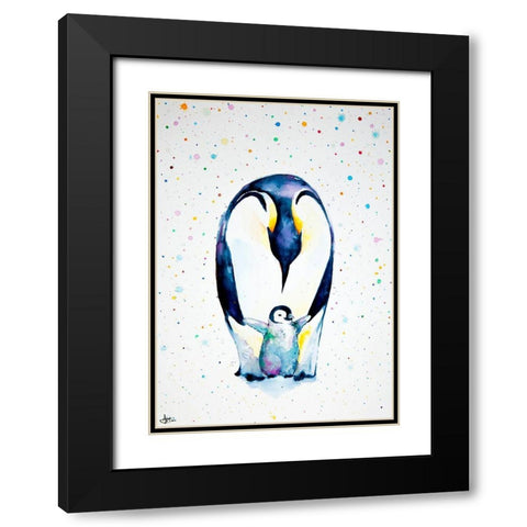 Little Steps Black Modern Wood Framed Art Print with Double Matting by Allante, Marc