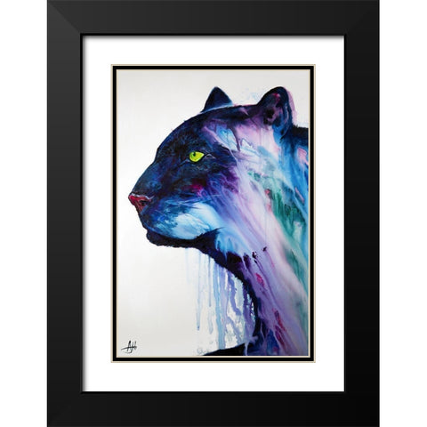 Orpheus Black Modern Wood Framed Art Print with Double Matting by Allante, Marc