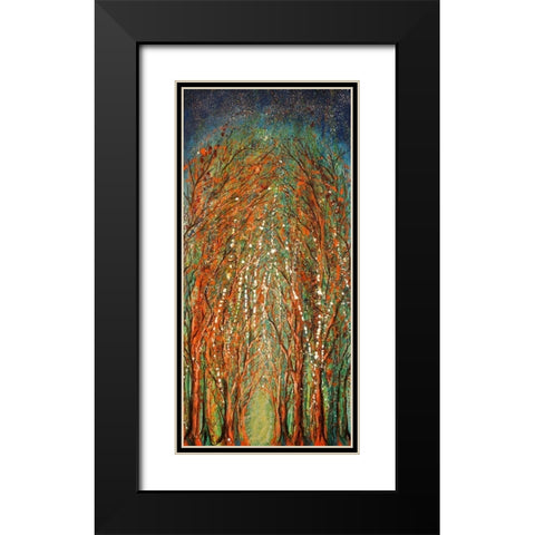 The Wildwood Forest Black Modern Wood Framed Art Print with Double Matting by Wickstrom, Martin