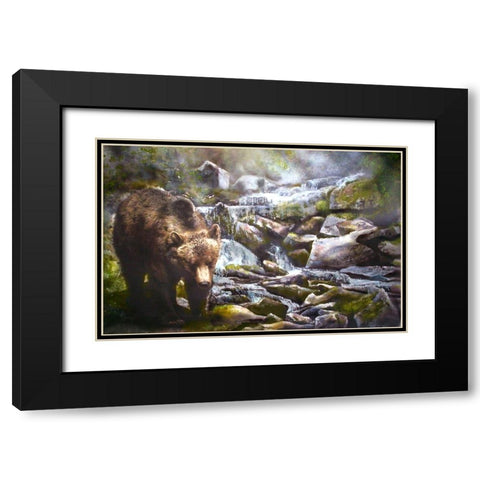 000_0002 Black Modern Wood Framed Art Print with Double Matting by Murray Henderson Fine Art