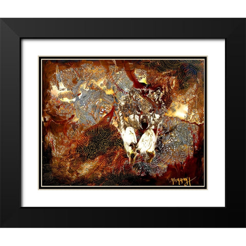 De Wolf Black Modern Wood Framed Art Print with Double Matting by Murray Henderson Fine Art