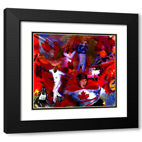 Proud Moments Black Modern Wood Framed Art Print with Double Matting by Murray Henderson Fine Art