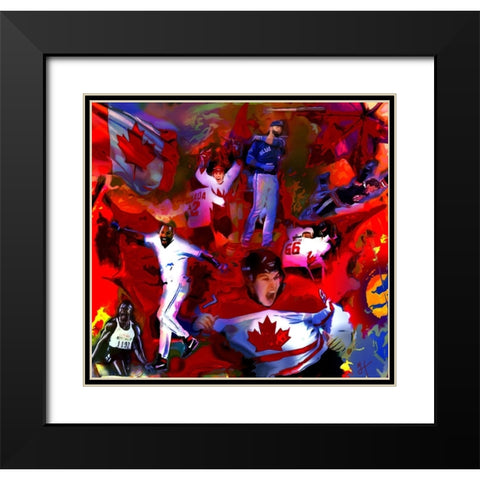 Proud Moments Black Modern Wood Framed Art Print with Double Matting by Murray Henderson Fine Art