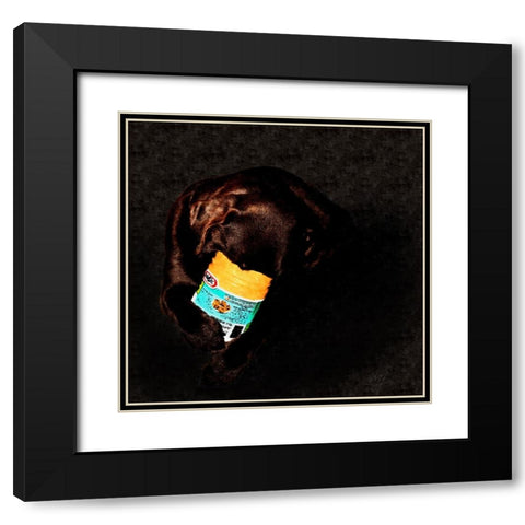 Chocolate And Peanutbutter Black Modern Wood Framed Art Print with Double Matting by Murray Henderson Fine Art