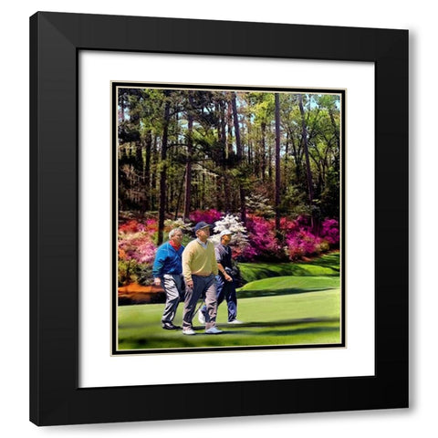 Master 96 Black Modern Wood Framed Art Print with Double Matting by Murray Henderson Fine Art