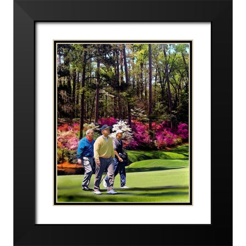 Master 96 Black Modern Wood Framed Art Print with Double Matting by Murray Henderson Fine Art