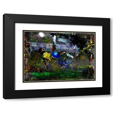 Pele Black Modern Wood Framed Art Print with Double Matting by Murray Henderson Fine Art