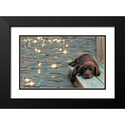 Untitled_Artwork (10) Black Modern Wood Framed Art Print with Double Matting by Murray Henderson Fine Art