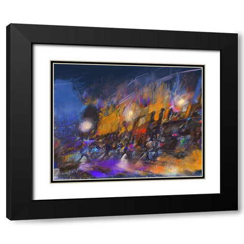 Untitled_Artwork (13) Black Modern Wood Framed Art Print with Double Matting by Murray Henderson Fine Art