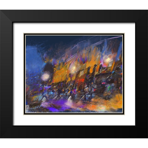 Untitled_Artwork (13) Black Modern Wood Framed Art Print with Double Matting by Murray Henderson Fine Art
