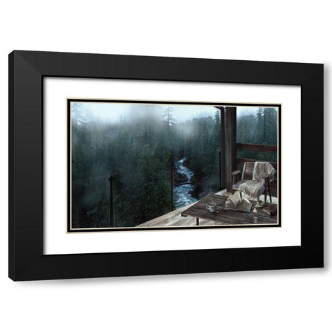 Untitled_Artwork (16) Black Modern Wood Framed Art Print with Double Matting by Murray Henderson Fine Art