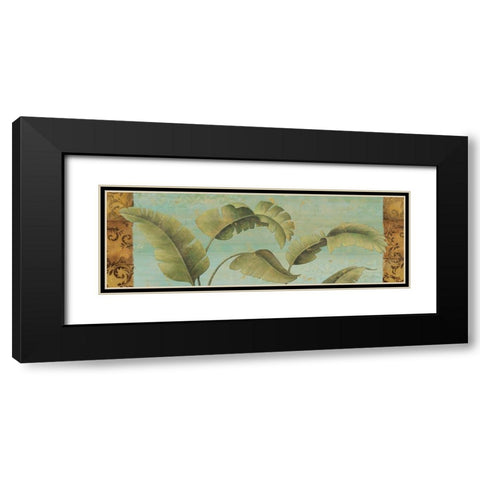 Palm Dance I Black Modern Wood Framed Art Print with Double Matting by Zaccheo, John