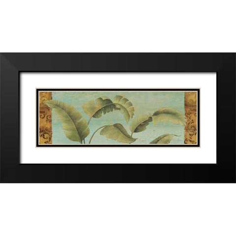 Palm Dance I Black Modern Wood Framed Art Print with Double Matting by Zaccheo, John