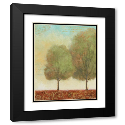 Beautiful Day III Black Modern Wood Framed Art Print with Double Matting by Zaccheo, John