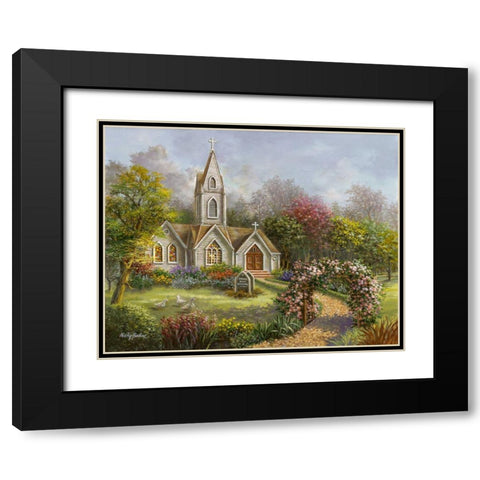 Worship in its Glory Black Modern Wood Framed Art Print with Double Matting by Boehme, Nicky
