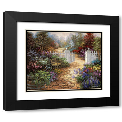 Gateway To Enchantment Black Modern Wood Framed Art Print with Double Matting by Boehme, Nicky