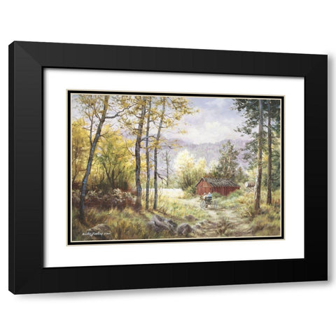 Friends Black Modern Wood Framed Art Print with Double Matting by Boehme, Nicky