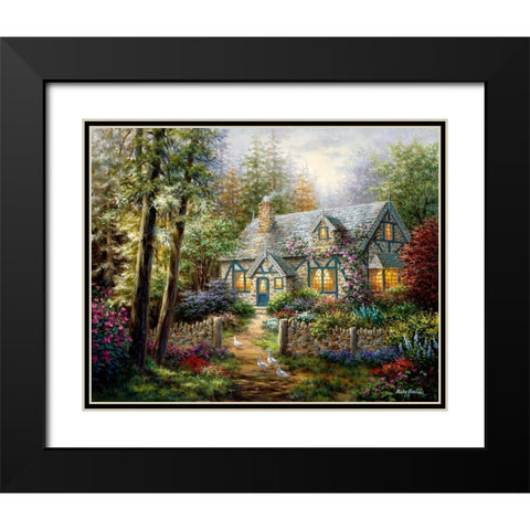 A Country Gem Black Modern Wood Framed Art Print with Double Matting by Boehme, Nicky