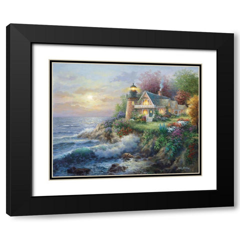 Guardian Of The Sea Black Modern Wood Framed Art Print with Double Matting by Boehme, Nicky