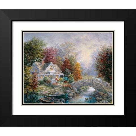 Victorian Splendor Black Modern Wood Framed Art Print with Double Matting by Boehme, Nicky