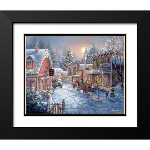 Good Old Days Black Modern Wood Framed Art Print with Double Matting by Boehme, Nicky