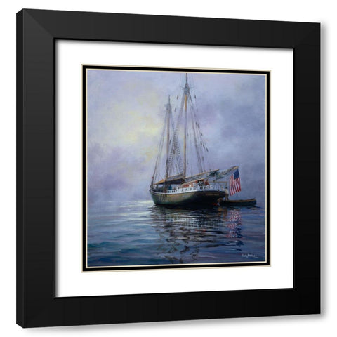 In The Still At Dawn Black Modern Wood Framed Art Print with Double Matting by Boehme, Nicky