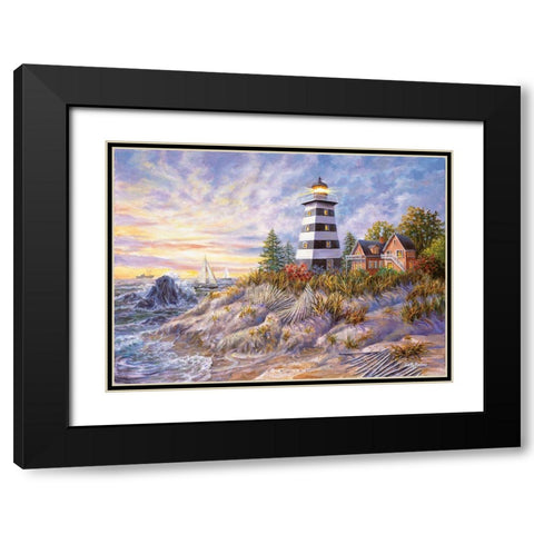 Out Of  Harmâ€™s Way Black Modern Wood Framed Art Print with Double Matting by Boehme, Nicky