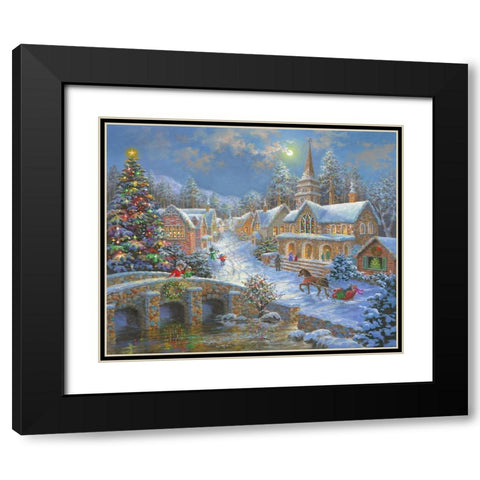 Heaven On Earth 2 Black Modern Wood Framed Art Print with Double Matting by Boehme, Nicky