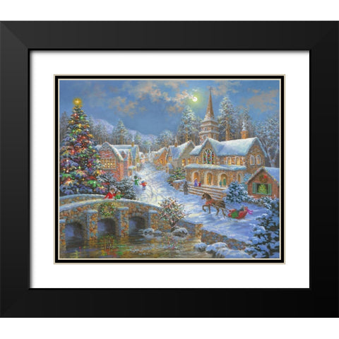 Heaven On Earth 2 Black Modern Wood Framed Art Print with Double Matting by Boehme, Nicky