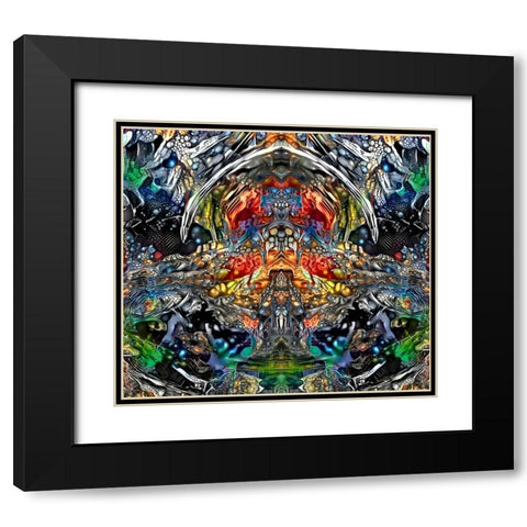 Being Black Modern Wood Framed Art Print with Double Matting by Gavidia, Pedro