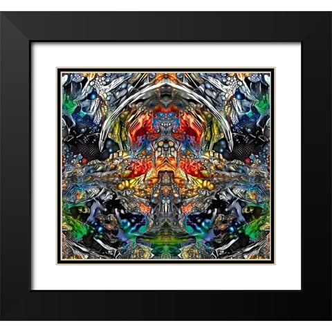 Being Black Modern Wood Framed Art Print with Double Matting by Gavidia, Pedro