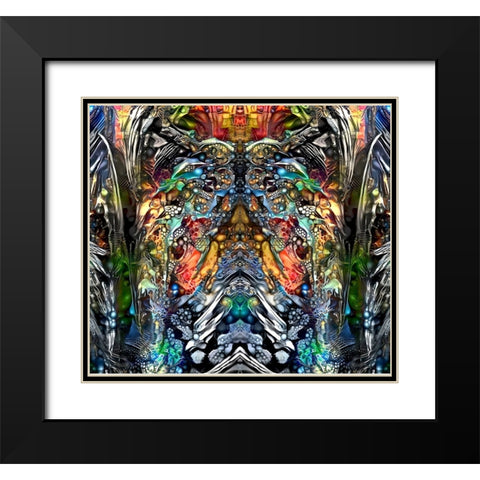 Emerging Black Modern Wood Framed Art Print with Double Matting by Gavidia, Pedro